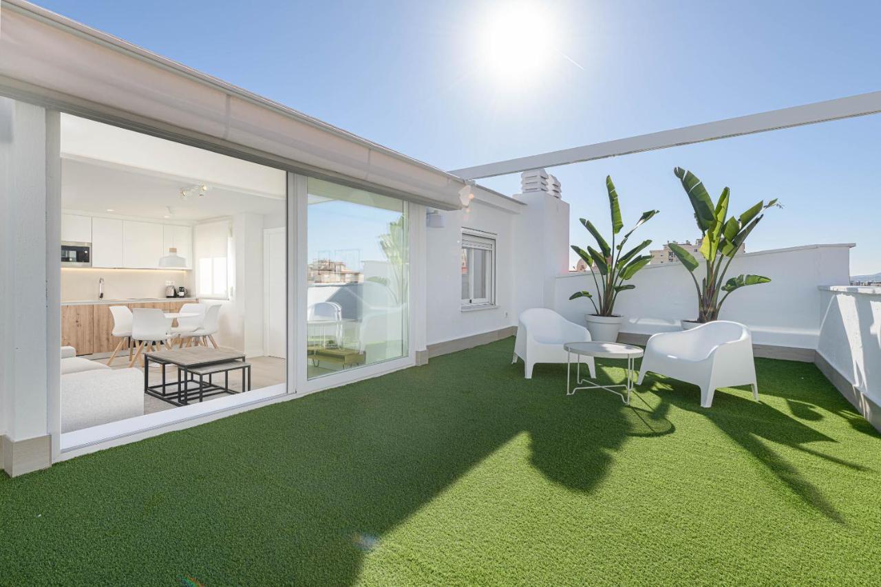Wintowinrentals Exclusivo Atico Cerca De La Playa. Málaga Eksteriør bilde